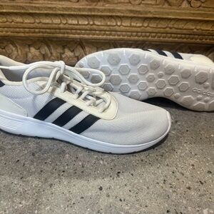 Adidas women's white and Black Sneakers